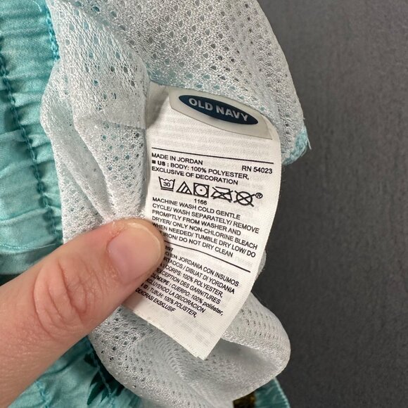 Old Navy Mens Medium Pineapples Printed Swim Trunks Shorts Lined Pull On - Picture 6 of 7